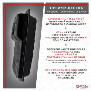 Топливный бак Kia Sorento 2002-2009 2 отверстия