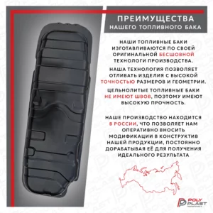 Топливный бак Ssang Yong Kyron 2005-2015 бензин