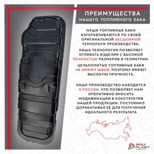 Топливный бак Ssang Yong Actyon 2005-2012 дизель