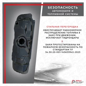Топливный бак Ssang Yong Actyon 2005-2012 дизель