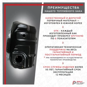 Топливный бак Mitsubishi Outlander XL  4WD 2006-2012